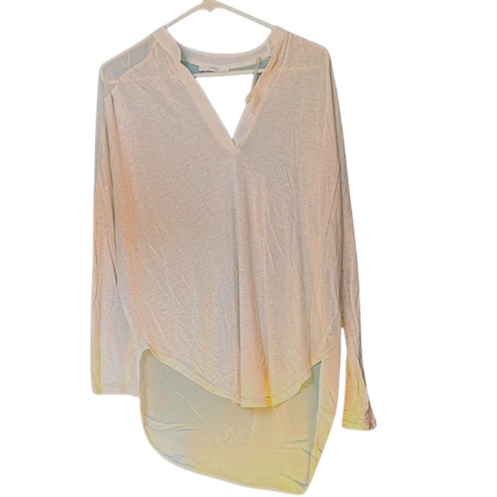NWOT-Lush White V-Neck Blouse